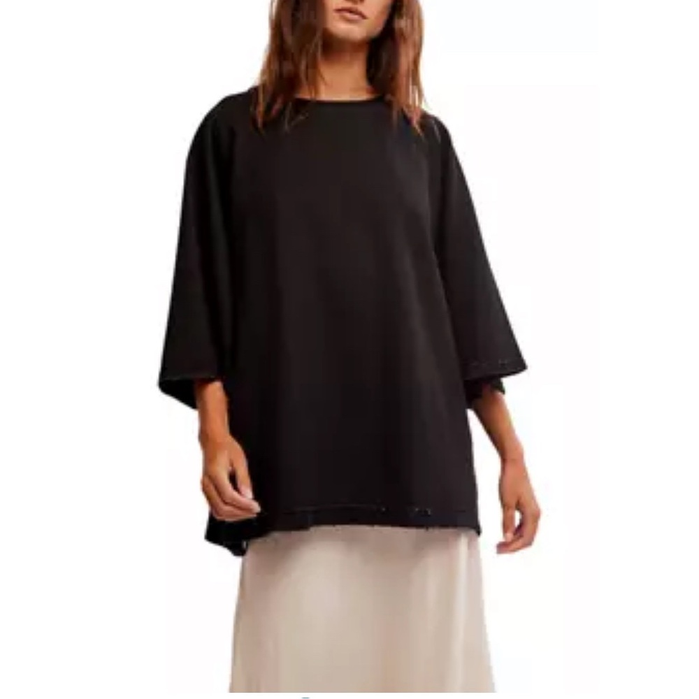 NWT Free People Black Women's Top